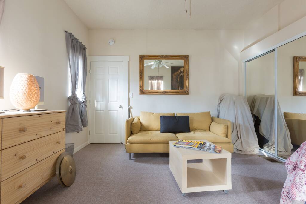 View of the sitting area.