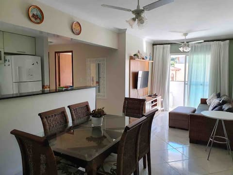 Apartment 2 min beach - 2 qrts with air conditioning
