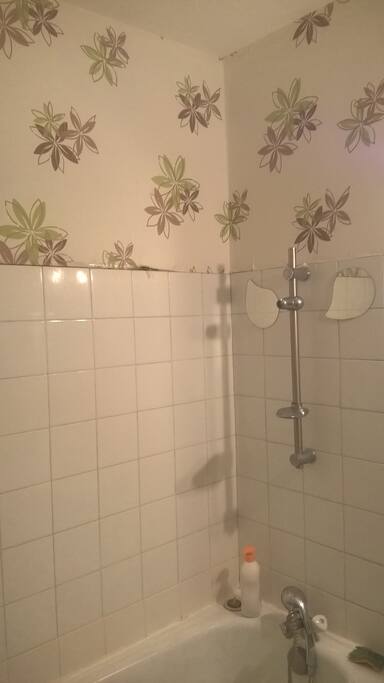 Salle de bain séparé avec baignoire