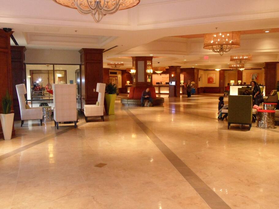 Grand Chateau's First Floor Lobby