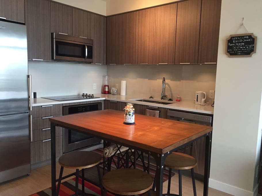 Brand new kitchen.