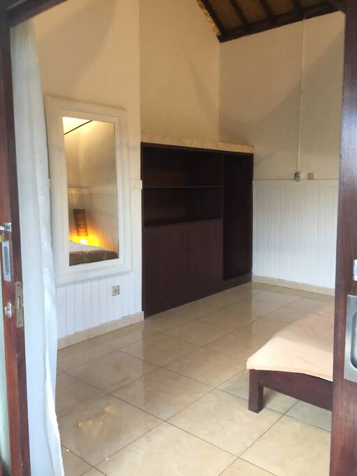 Room comes with mirror and simple wadrobe