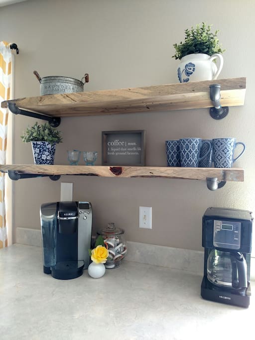 Modern coffee bar for the coffee enthusiast.