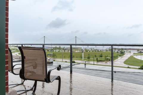 River View!  Upscale 2BR/2BA Loft w/deck