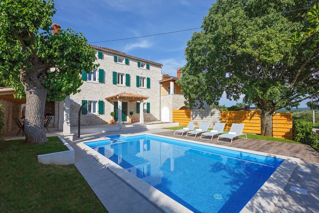 House and the pool