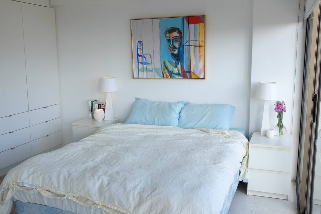 Light filled bedroom