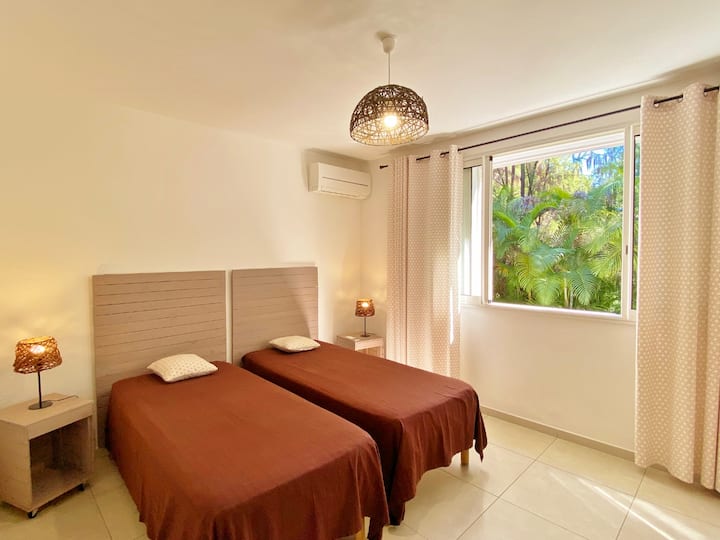 Camera 3 con aria condizionata e 2 letti da 90