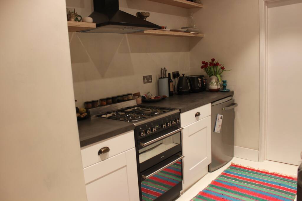 Brand new open plan kitchen