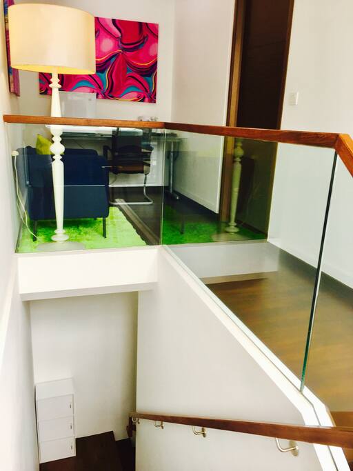 It leads you to your private living space
