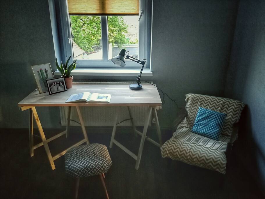 Miejsce do pracy z laptopem