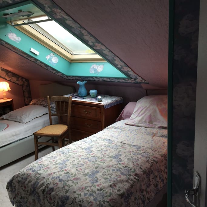 Chambre avec deux lits jumeaux