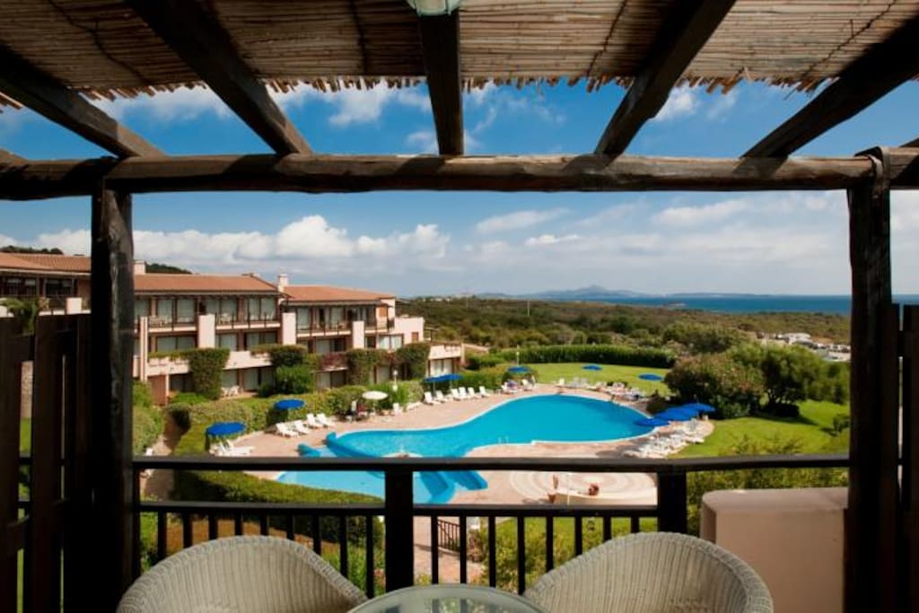vista da un terrazzo di una suite del secondo piano