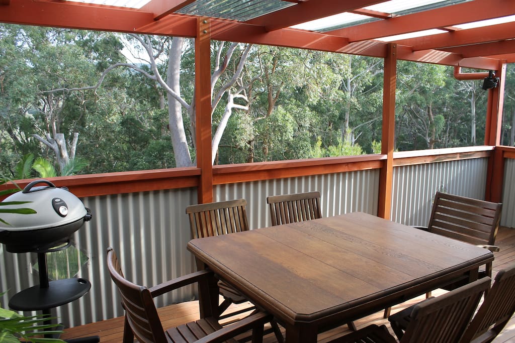 top deck - outdoor covered living space - the place to hang