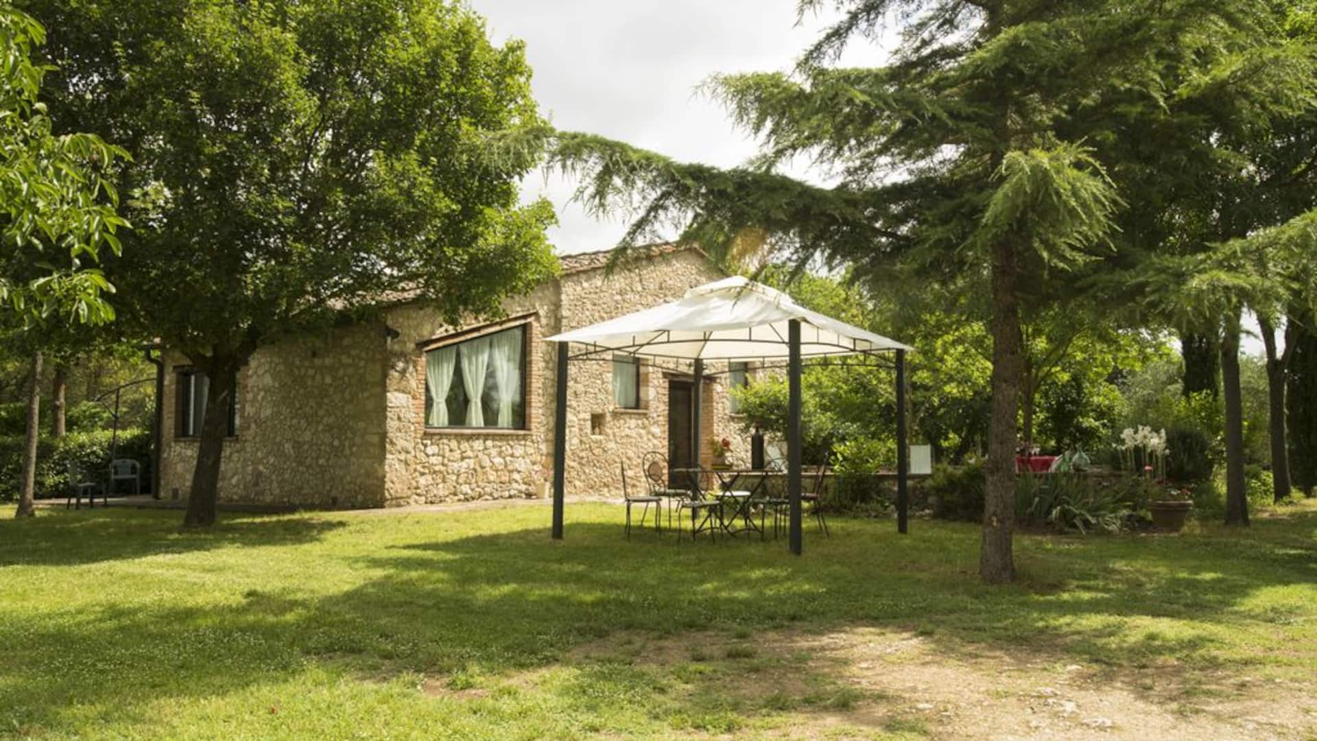 Typische Toscaanse villa, privézwembad en groot privépark.