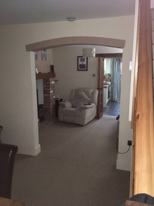Archway towards lounge