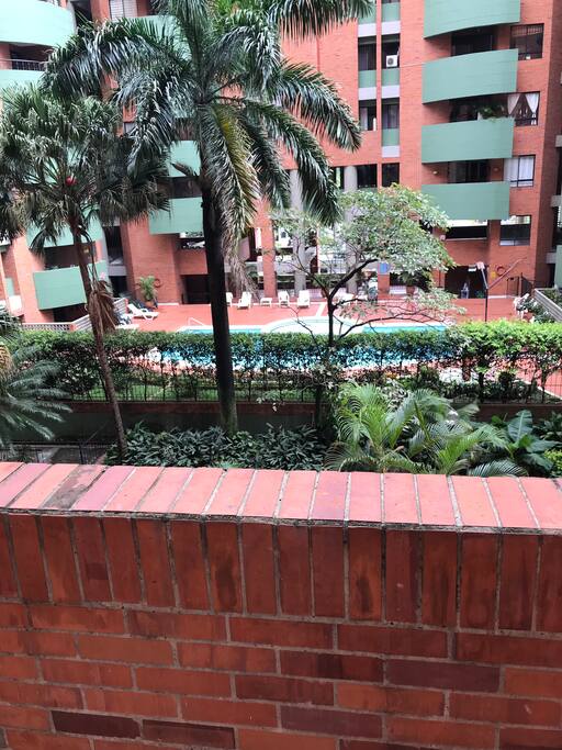 Vista desde el balcón de la habitación principal