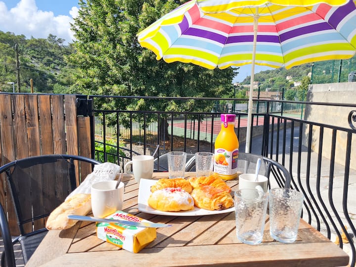 T3 / 6 Pers /Climatisation/ Terrasse / Wifi - Èze
