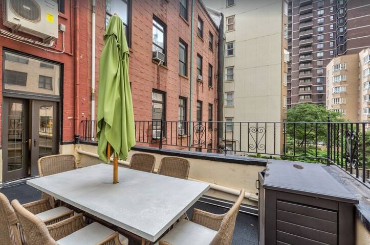 Columbus Circle/Times Sq./Central Park. Back patio gallery image 3