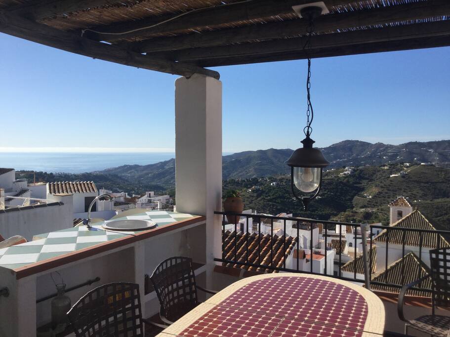 Roof terrace towards to the south, Mediterranean