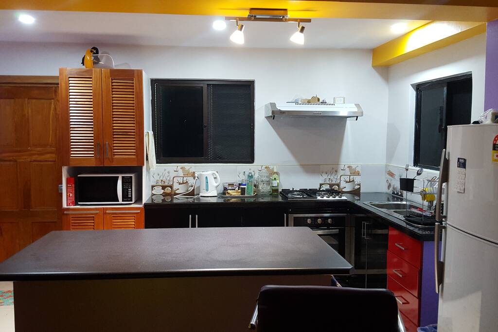 Kitchen with lighting effect