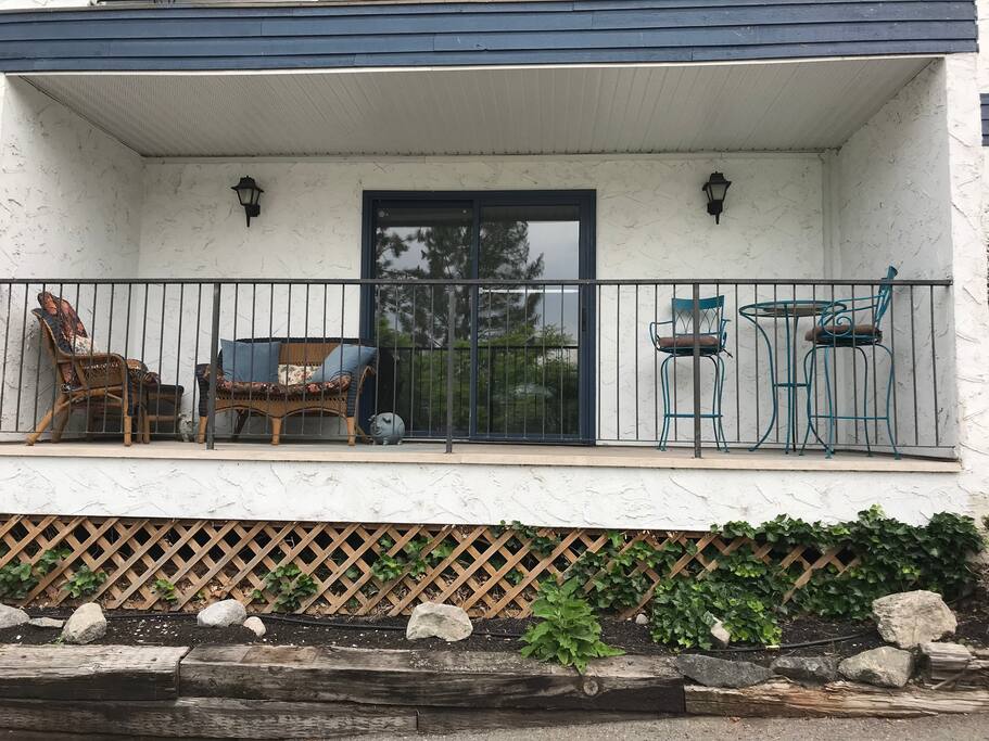 Patio of unit