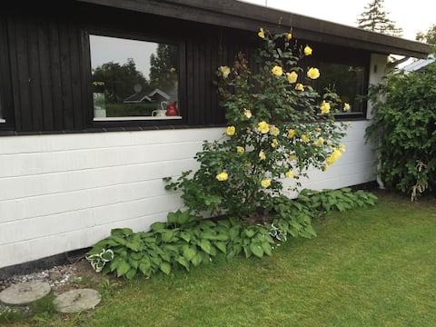 Comfortable summerhouse close to the beach