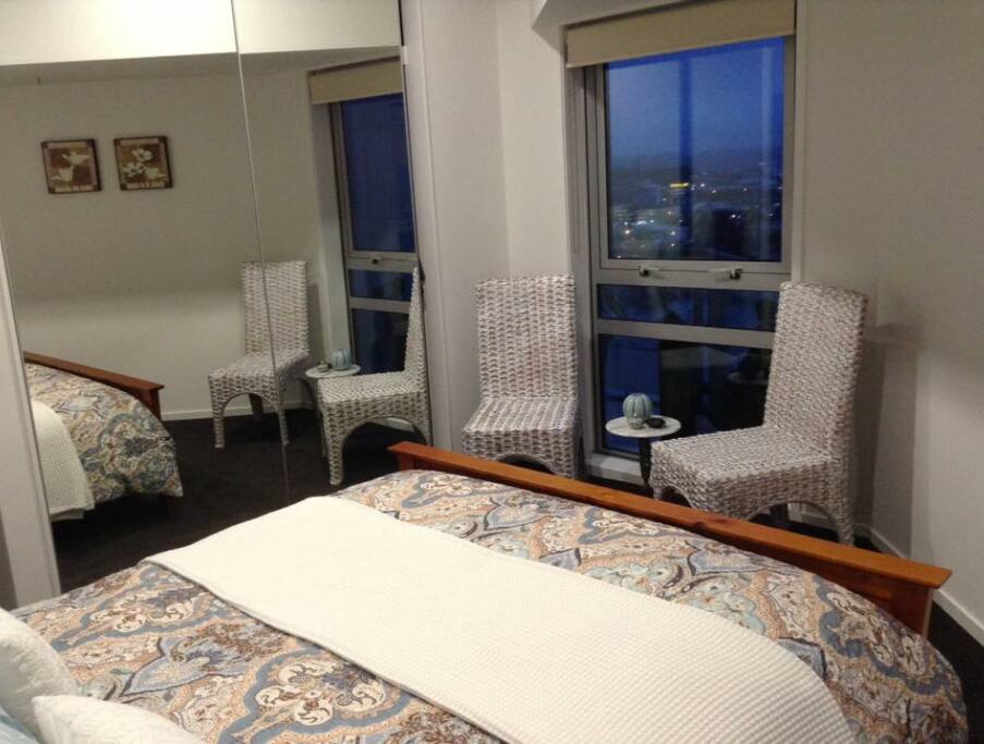 Comfortable bedroom with Queen bead