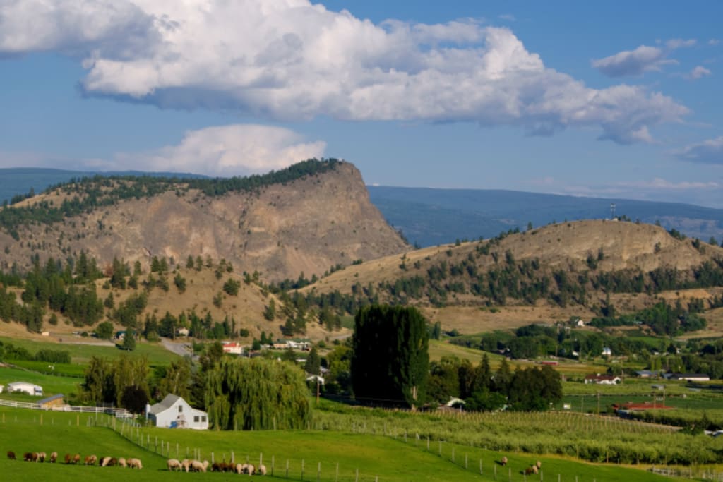 We are located on the lower ridge to the left overlooking this valley