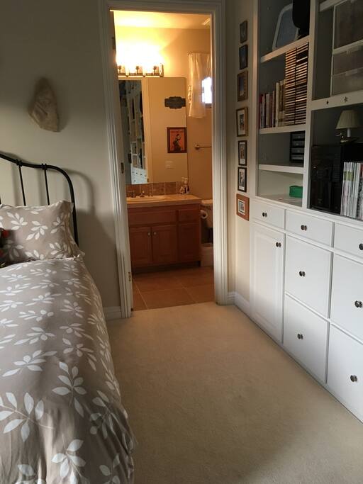 Attached bathroom