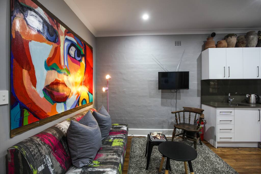 Sitting Area Located near Kitchen.