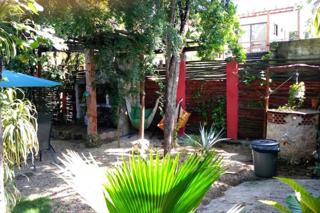 the garden