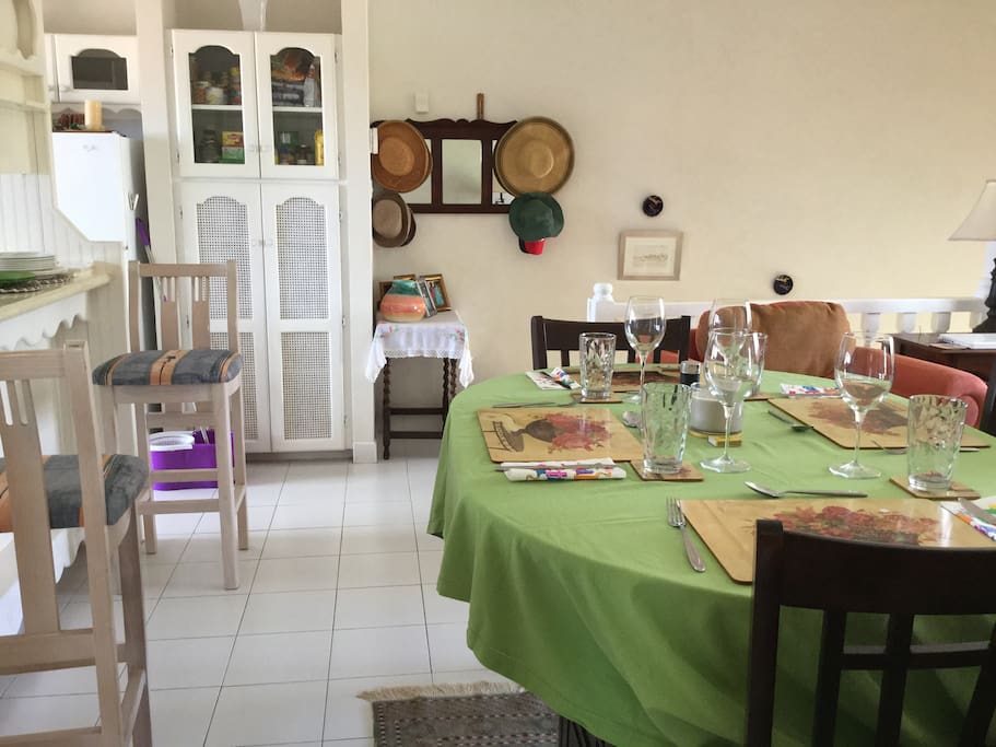 Kitchen and bar