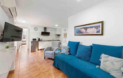 1 bedroom with a terrace
