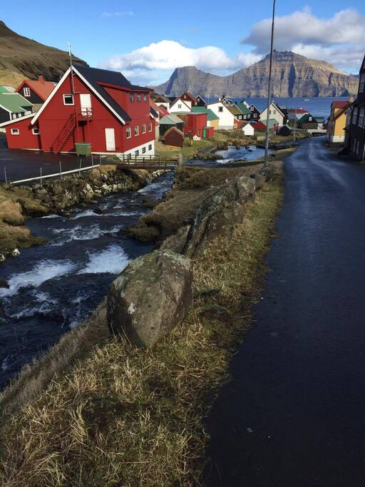 from the village