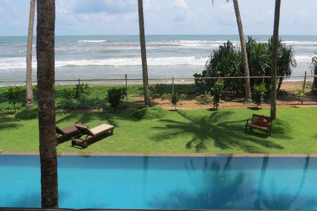 View from upstairs room