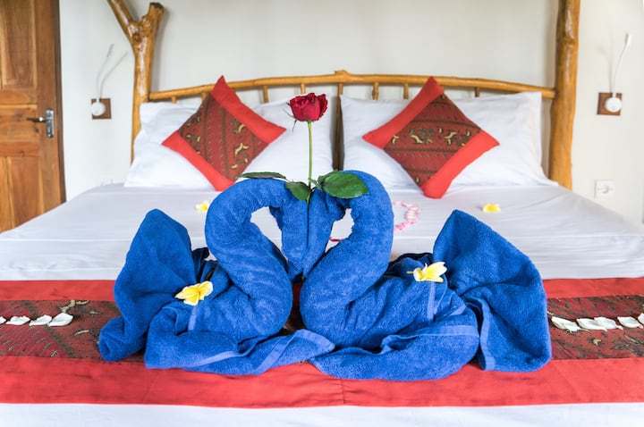 Bedroom #3  decorated by ibu April and Ibu Jero.