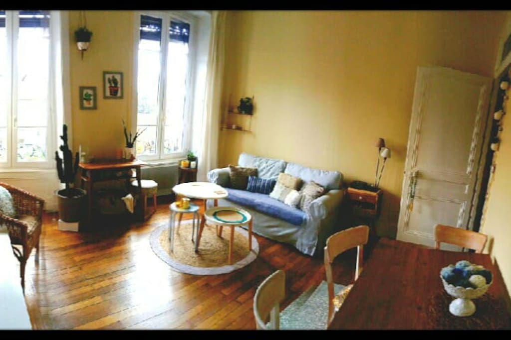 Salon cosy et confortable