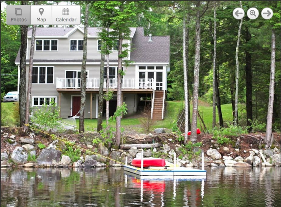 New all season lakefront house on Washington Pond Houses for Rent in Washington, Maine, United