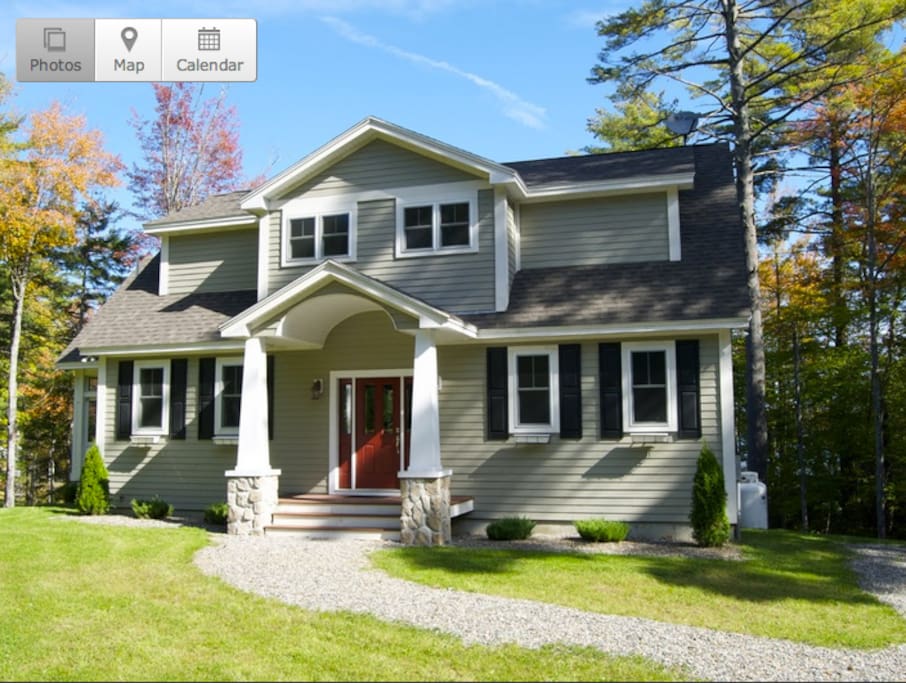 New all season lakefront house on Washington Pond Houses for Rent in Washington, Maine, United