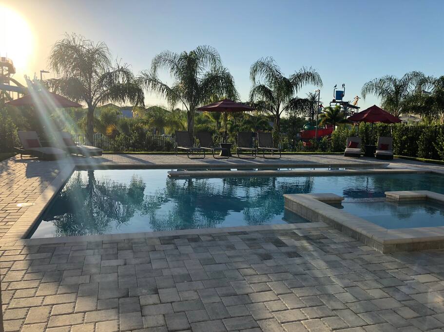 The sunrise view from our lanai. This view will greet you every morning.