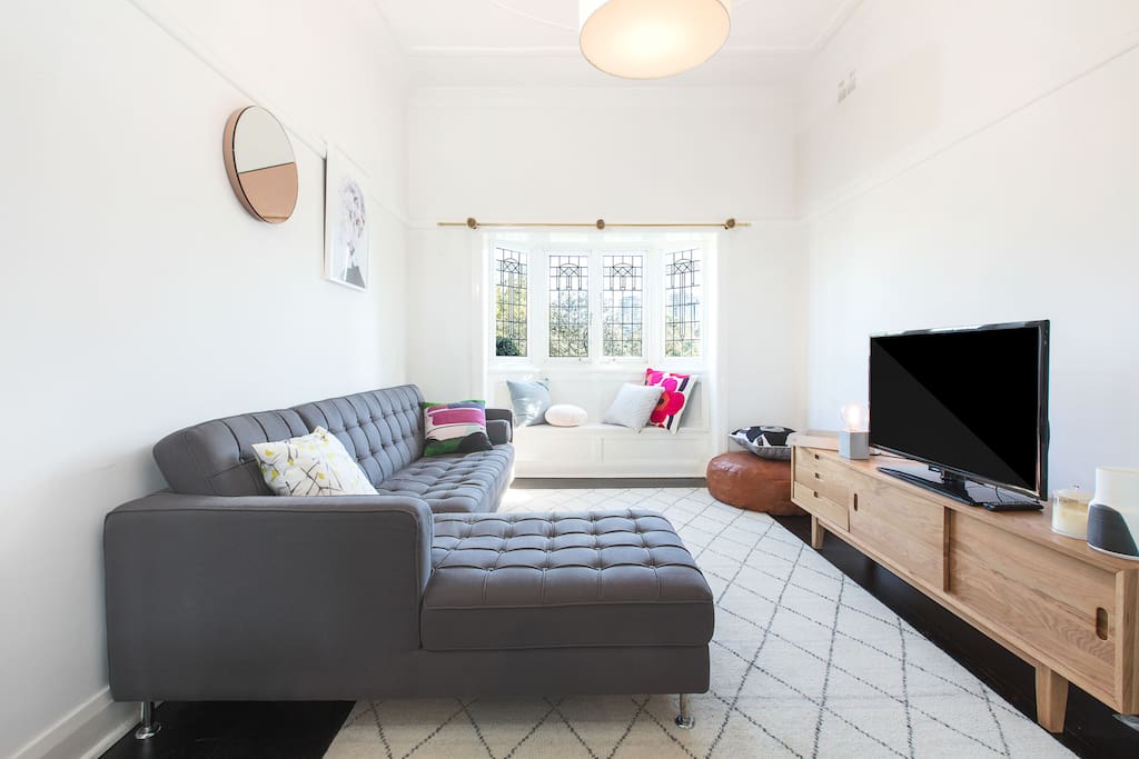 Comfy lounge space