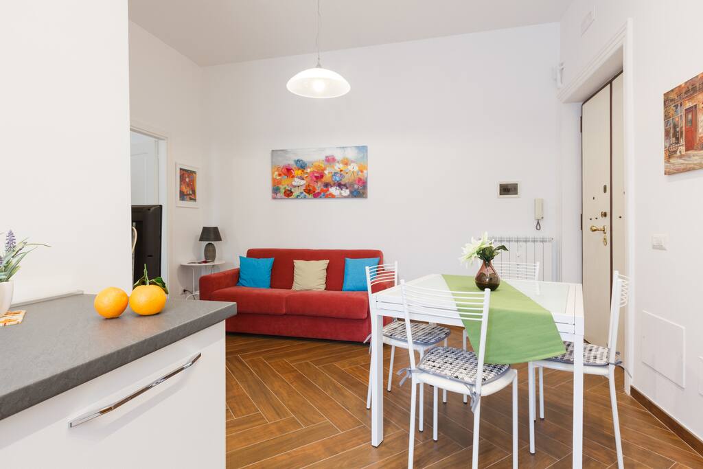 Living and dining area
