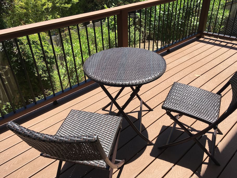 Deck to enjoy a glass of wine