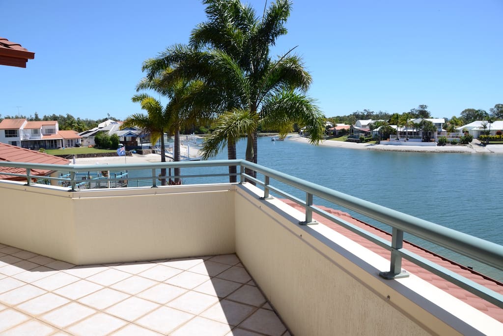 Relaxing views from balcony