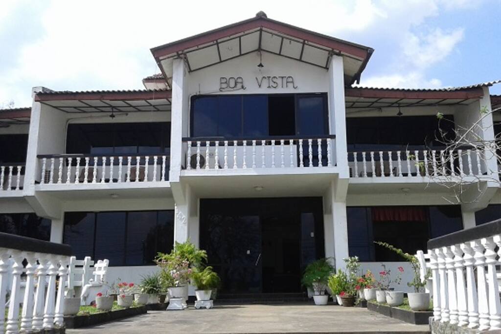 the front facade of the guest house