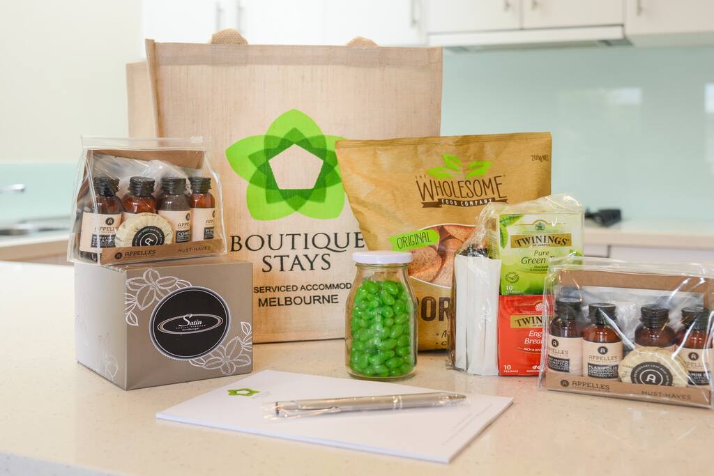 Complimentary welcome pack to help get you settled in
