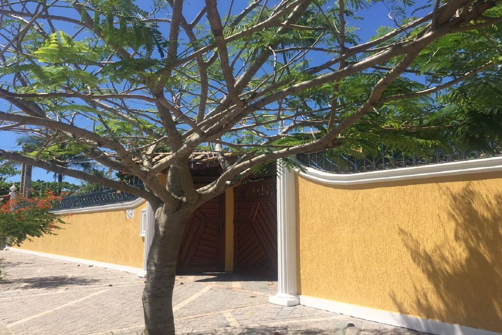 visão externa da casa