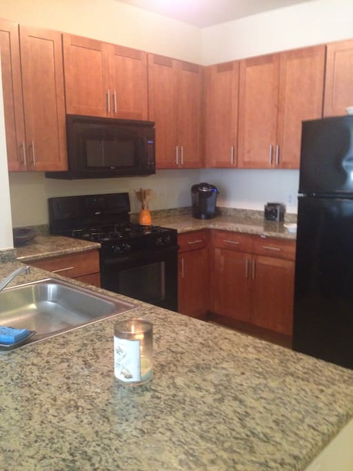 Fully functioning kitchen. I will leave some treats for you to enjoy!