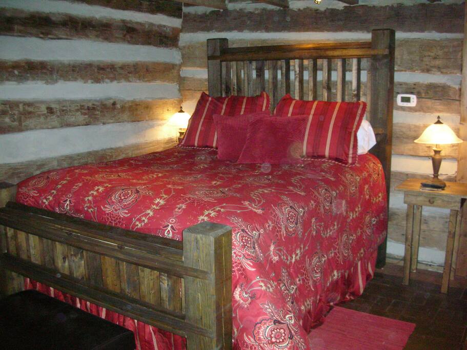 Comfortable queen sized bed