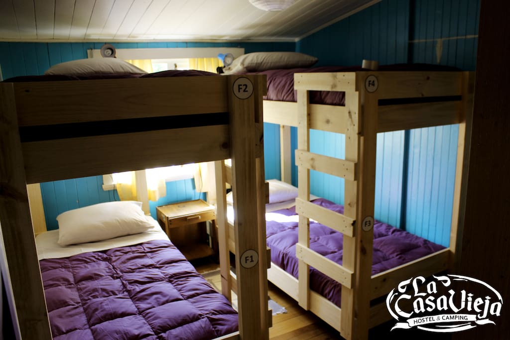 One of our three shared dorms ! / Una de nuestras habitaciones compartidas!